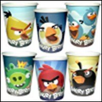 ЕВРОПА  МФ ПОИСК Стакан бумажный Angry Birds/Энгри бёрдз" набор 250мл 6шт. в блистере 2005-1332"