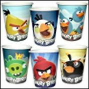 ЕВРОПА  МФ ПОИСК Стакан бумажный Angry Birds/Энгри бёрдз" набор 250мл 6шт. в блистере 2005-1332"