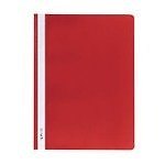 Скоросшиватель пластиковый А4 Herlitz/Херлитц прозрачный верх красный 0975433