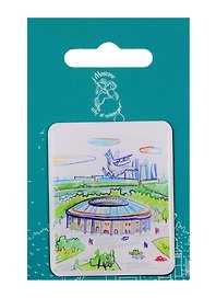 Магнит Москва Воробьевы горы (Пастель) (ОММск-02)