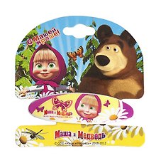 Заколка-автомат Маша и Медведь В ромашках (331039)