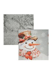 Салфетки для декупажа «Веселый снеговик», 2 штуки, Froggy Art