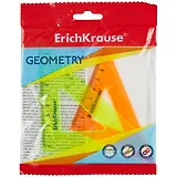 Угольники 02шт "Neon" 7см/45 гр. - оранж., 9см/45 гр. - желт., ERICH KRAUSE