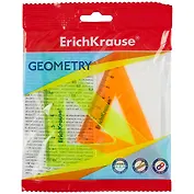 Угольники 02шт "Neon" 7см/45 гр. - оранж., 9см/45 гр. - желт., ERICH KRAUSE