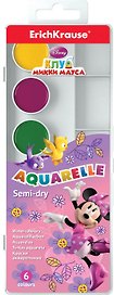 Краски акварельные 06цв "Mickey Mouse Club House for girls", Disney
