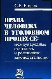 Права человека в уголовном процессе: Международные стандарты и российское законодательство