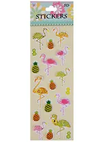 Наклейки 3D Фламинго, 2510-11