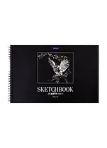 Скетчбук А4 20л "Сова" черн. внутр блок, 160г/м2, тв.обложка, спираль