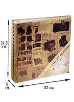 Фотоальбом, Феникс Презент, 200фото 50л 22*22см Винтажные фотоаппараты