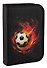 Пенал 1отд. "Fireball" с наполнением, 21*14см,1 отк. планка, 24 предмета. - 0