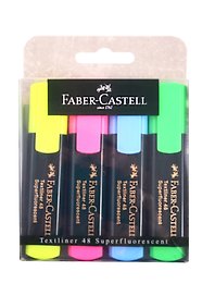 Текстовыделители 4 цвета, Faber-Castell