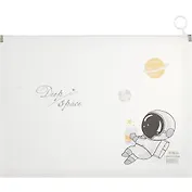 Папка на молнии А4 "Deep space" с расширением, ассорти