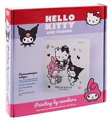 Картина-раскраска по номерам «Sanrio Angels &», 20 х 20 см, Lori