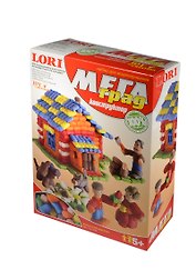 LORI Ку-002 Конструктор МегаГрад Сельский дворик (набор для моделирования) (5+)