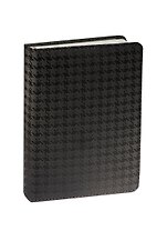 Ежедневник недат. А6+ 160л 120*170 "Tweed" серый, иск.кожа, тисн."гусиная лапка", тв.переплет, поролон, ляссе, In Folio