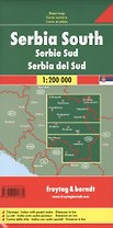 Serbia South. Road map = Южная Сербия. Дорожная карта. 1:200 000