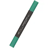 Маркер художественный "Сонет" рождеств. зеленый, двухсторон., тонк. и широк.долото, Сонет