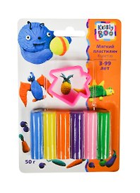 Мягкий пластилин с формочкой KriBly Boo (46642) (6 шт) (50 гр) (3-99)