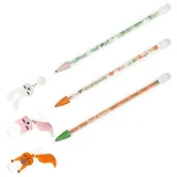 Ручка гелевая пиши-стирай синяя "Lovely animals" в ассортименте, Meshu