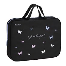 Папка для тетрадей А4 "Life is Beautiful" 35*26,5*7,5см, ткань, молния