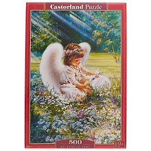 Пазл Castorland Ангел с зайкой 500 эл., 47*33см. B-52820