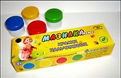 Краски пальчиковые Мазилка плюс (К3110) (4х50мл) (коробка)