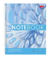 Тетрадь 100л кл. "Сфера" спираль, обложка с карманом, УФ-лак