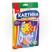 Картина из пластилина Рыбки (4+) (Пз/Пл-005) (Живопись из пластилина) (коробка) (Lori)