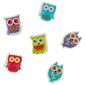 Ластик «Совы. Owls», в ассортименте - 1