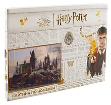 Картина-раскраска по номерам «Замок Хогвартс», 30 х 40 см, Wizarding World