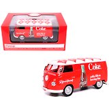 432202 Машинка литая коллекционная Motor City Classics - Die-сast модель по лицензии Coca-Cola 1962 Volkswagen Cargo Van, масштаб 1:43