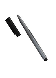 Ручка капиллярная серебряная 1,5мм "Pitt Artist Pen Metallic", Faber-Castell