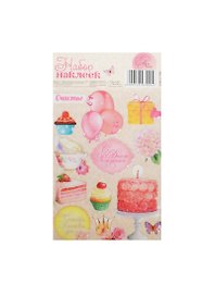 Наклейки декоративные Сладкий праздник (914607) (11х15см) (упаковка)