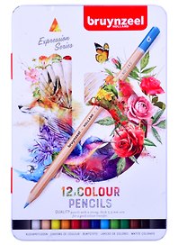 Карандаши цветные 12цв "Expression Colour" металл.кор. 