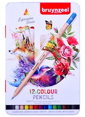 Карандаши цветные 12цв "Expression Colour" металл.кор. 