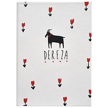 Ежедневник дат. 2027г. А5 176л 140*200 "Dereza" белый, иск.кожа, мягк.переплет, кармашек, 2 ляссе