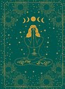 Книга для записей А5 72 л Блокнот. Волшебство начинается здесь (глубокий зеленый)