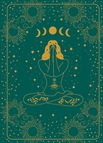 Книга для записей А5 72 л Блокнот. Волшебство начинается здесь (глубокий зеленый)