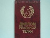 Диплом реальной телки (AE0000615) (Мастер)