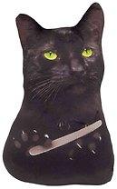 Мягкая игрушка Кот пилит ногти Мем (28 см)