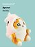 Брелок Котик кигуруми (акула) (текстиль) (10 см) (12-0727-Z5) Bookvalno - 0