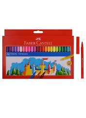 Фломастеры 50 цветов "Замок", Faber-Castell