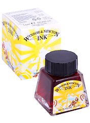 Тушь художественная Winsor&Newton, 14 мл, солнечно-желтая