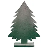 Ёлочка зелёная с напылением, 18 см