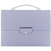 Папка -портфель пластиковый «Pastel» А4, в ассортименте, 13 отделений, в индивидуальной упаковке - 0