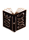 Значок «Книга», металл, Pin Joy - 0