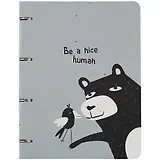 Тетрадь на кольцах в клетку Be Smart, Silly, А4, 120 листов