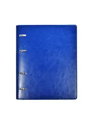 Тетрадь на кольцах в клетку Феникс+, 160 листов, синий/белый