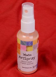 ArtSpray Акриловая спрей-краска Мандариновый (ST27) (флакон) (50мл) (WizzArt)