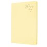 Ежедневник дат. 2027г. А6 176л "Soft Touch" пина колада, иск.кожа, интегр.переплет, тонир.блок, скругл.углы, ляссе, инд.уп